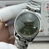 Longines Master Collection Green Dial Watch 40mm Vintage Style
