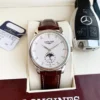 Longines Master Collection Men's Moonphase Automatic Watch 40mm Stainless Steel Bracelet