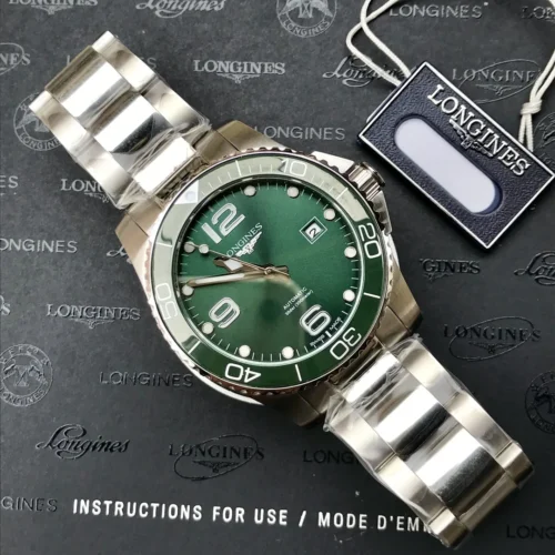 Longines Conquest Men's Black Dial Automatic Watch 41mm Diver SKU LONGINES0091