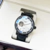 Longines Men's Skeleton Automatic Watch 42mm Leather Strap