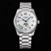 Longines Master Collection L2.909.4.78.3 Moonphase Watch 40mm