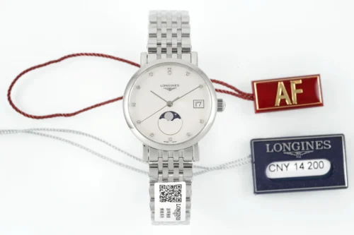 Longines Moonphase Watch 30mm Mother-of-Pearl Dial