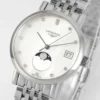 Longines Moonphase Watch 30mm Mother-of-Pearl Dial