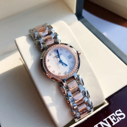 Longines PrimaLuna Women's Diamond-Set Quartz Watch SKU LONGINES0131