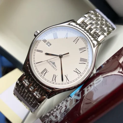 Longines Lyre Couple White Dial Quartz Watch 39mm SKU LONGINES0153