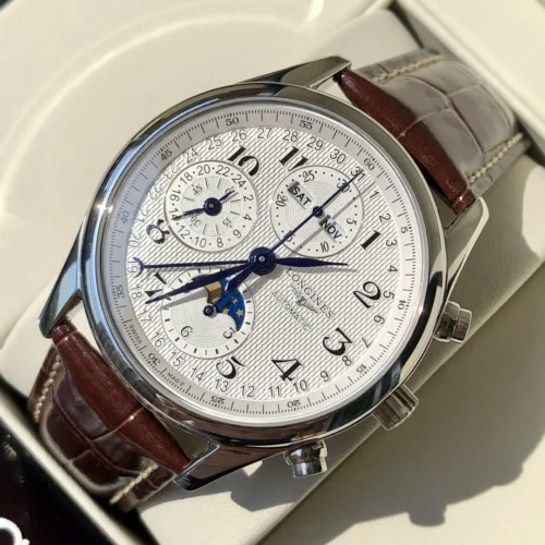 Longines Master Collection Men's Moonphase Watch Sunray Dial