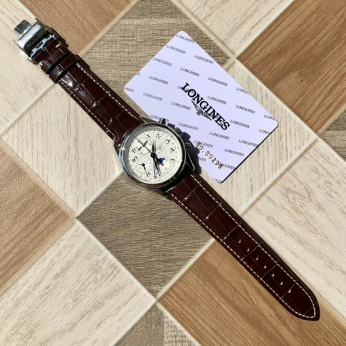 Longines Master Collection Men's Moonphase Watch Sunray Dial