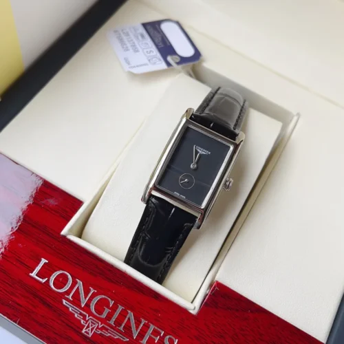 Longines DolceVita Women's White Dial Quartz Watch 32mm Leather Strap