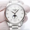 Longines Master Collection Couple Moonphase Quartz Watch Leather Strap