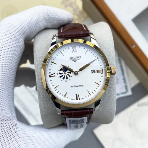 Longines Moonphase Automatic Watch Vintage Style