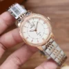 Omega Diamond-Set Quartz Watch 36mm Stainless Steel Bracelet