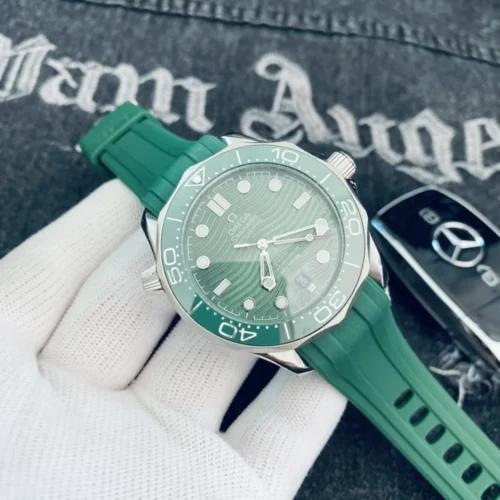 Omega Seamaster 300 Automatic Watch Rubber Strap