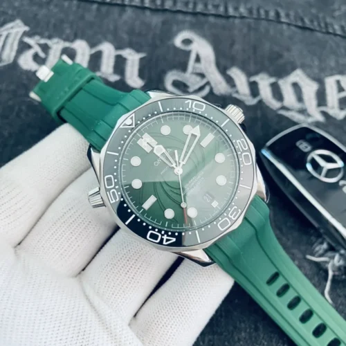 Omega Seamaster 300 Automatic Watch Rubber Strap