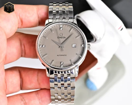 Omega Men's Watch Leather Strap