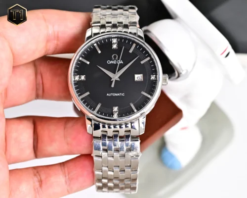 Omega Men's Watch Leather Strap