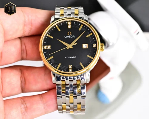 Omega Men's Watch Leather Strap