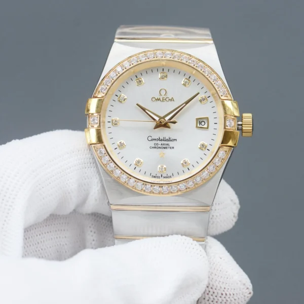 OMEGA0036-01 Omega Constellation Double Eagle Watch 38mm Stainless Steel Bracelet