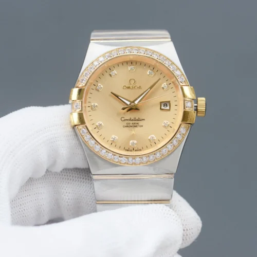 Omega Constellation Double Eagle Watch 38mm Stainless Steel Bracelet