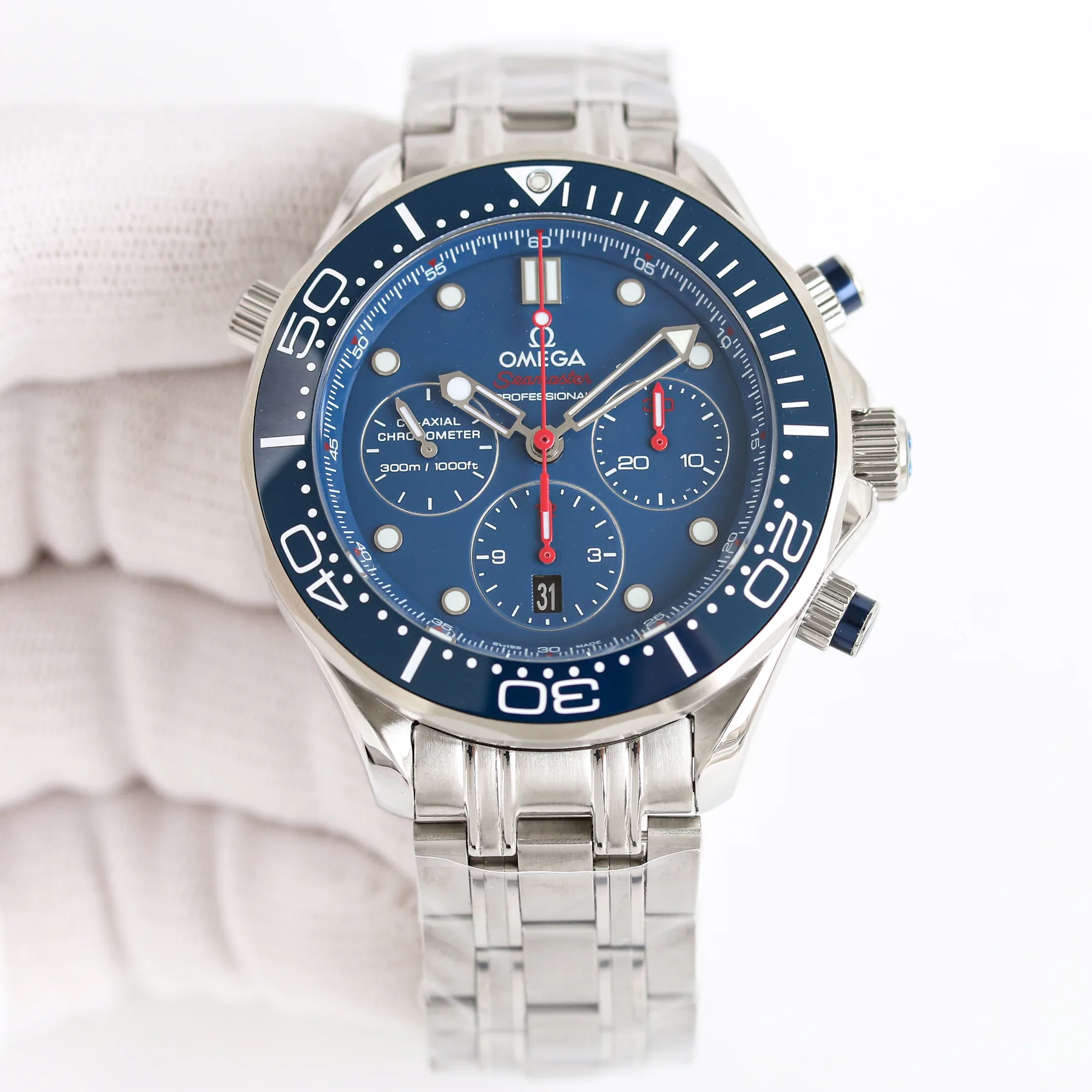 Omega Seamaster Watch 41.5mm Chronograph