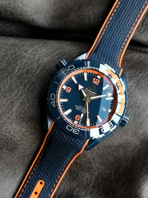 Omega Seamaster Blue Dial Watch Luminous Dial