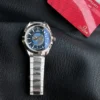 Omega Seamaster Blue Dial Automatic Watch 43mm World Time