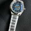 Omega Seamaster Blue Dial Automatic Watch 43mm World Time