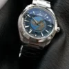 Omega Seamaster Blue Dial Automatic Watch 43mm World Time