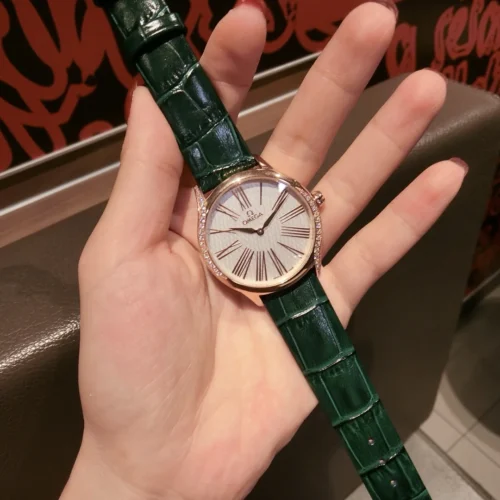 Omega Diamond-Set Quartz Watch