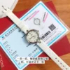 Omega De Ville Diamond-Set Quartz Watch 28mm Leather Strap