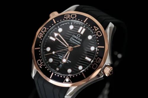 Omega Seamaster Luminous Dial Automatic Watch 42mm Rubber Strap
