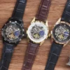 Patek Philippe Men's Automatic Watch Leather Strap SKU PATEK0005