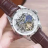 Patek Philippe Men's Automatic Watch Leather Strap SKU PATEK0005