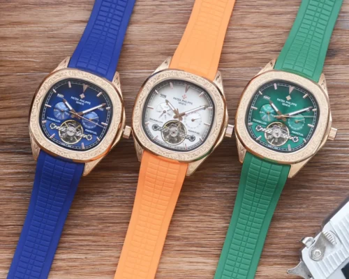 Patek Philippe Men's Automatic Watch Rubber Strap SKU PATEK0006