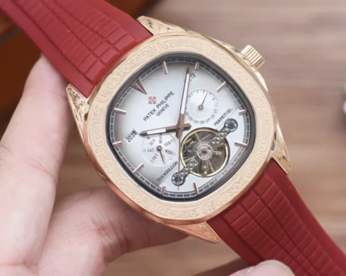 Patek Philippe Men's Automatic Watch Rubber Strap SKU PATEK0006