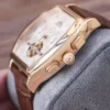 Patek Philippe Men's Tonneau Case Automatic Watch Leather Strap SKU PATEK0027