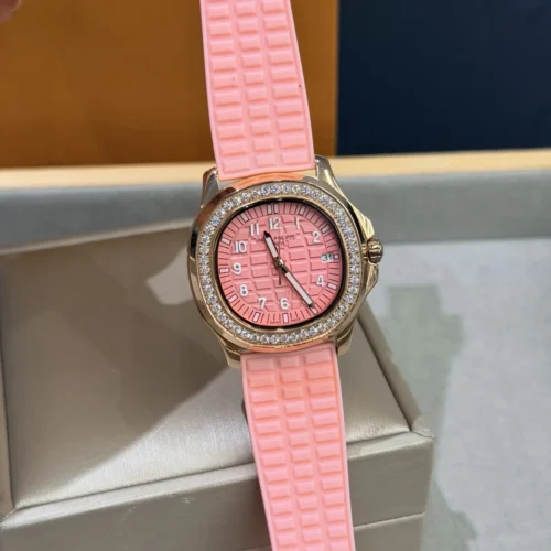 Patek Philippe Aquanaut Women's Rose Gold-Tone Watch 36.5mm