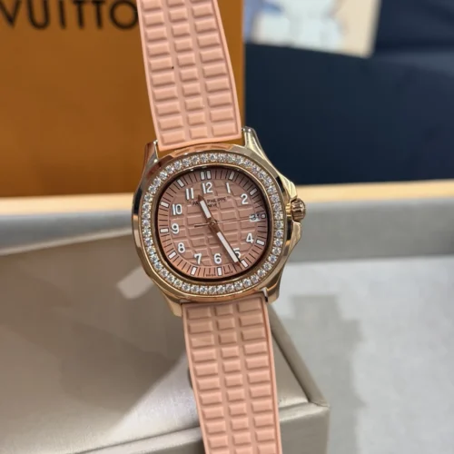 Patek Philippe Aquanaut Women's Rose Gold-Tone Watch 36.5mm
