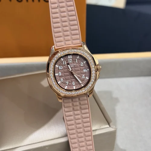 Patek Philippe Aquanaut Women's Rose Gold-Tone Watch 36.5mm