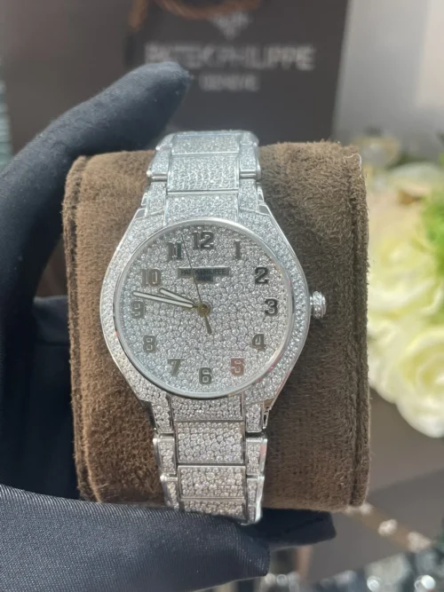 Patek Philippe Men's Diamond-Set Automatic Watch