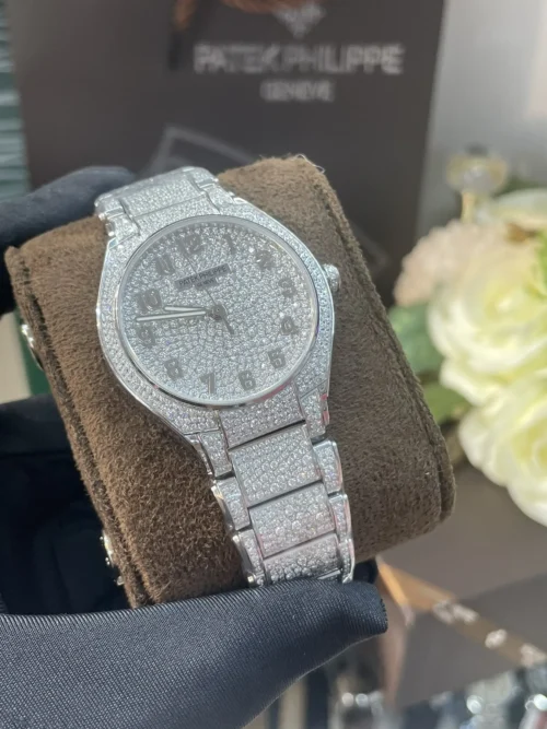 Patek Philippe Men's Diamond-Set Automatic Watch