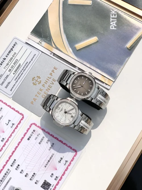Patek Philippe Nautilus Women's Diamond-Set Watch 35mm