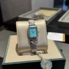 Rolex Square Case Quartz Watch 24mm Leather Strap