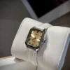 Rolex Square Case Quartz Watch Leather Strap SKU ROLEX0017