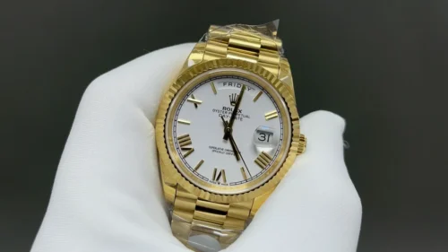 Rolex Day-Date Watch 40mm Stainless Steel Bracelet