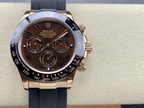 Rolex Cosmograph Daytona Automatic Watch 40mm Rubber Strap
