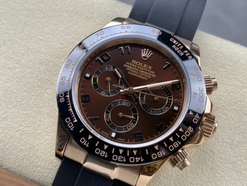 Rolex Cosmograph Daytona Automatic Watch 40mm Rubber Strap