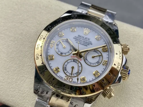 Rolex Cosmograph Daytona Luminous Dial Automatic Watch 40mm Rubber Strap