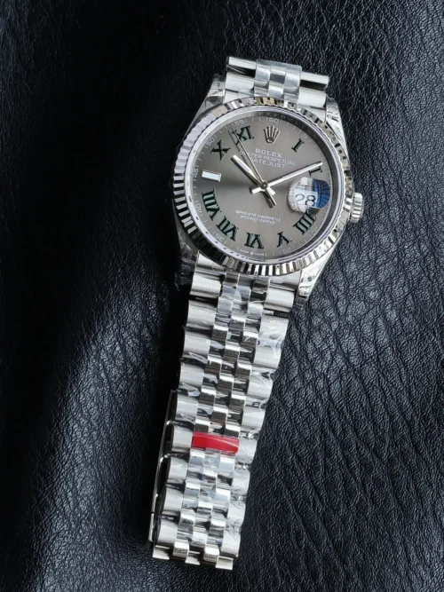 Rolex Datejust Gray Dial Automatic Watch 36mm
