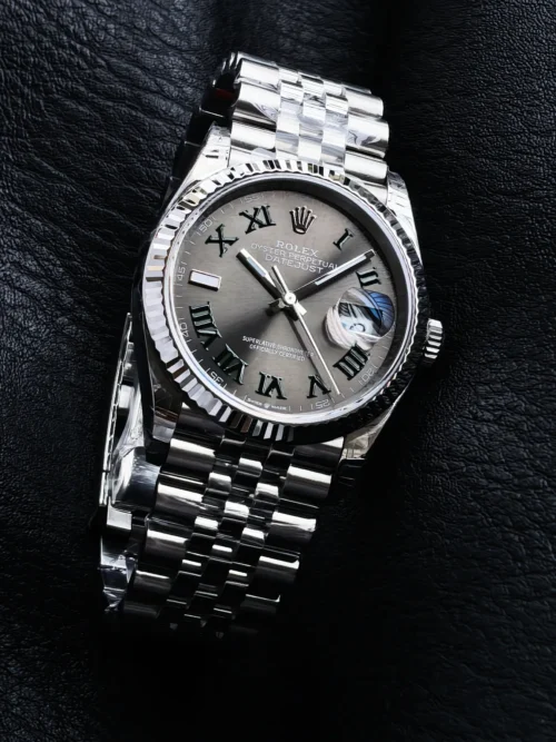 Rolex Datejust Gray Dial Automatic Watch 36mm