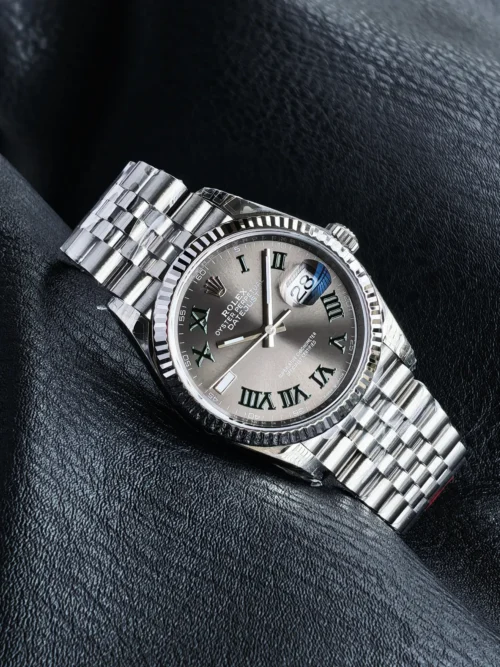 Rolex Datejust Gray Dial Automatic Watch 36mm